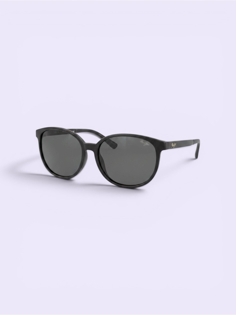 Maui Jim Black Frame Gray Lens Women's Sunglasses